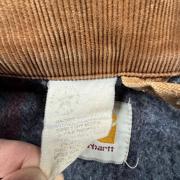 Men's duck canvas blanket lined bomber work jacket - Picture 5 of 7